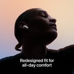 Apple AirPods 4,Advanced Voice Isolation,Seamless Hey Siri Activation,Up to 5 Hours of Listening Time Per Charge,Dust,Sweat,Water Resistant True Wireless Earbuds 3