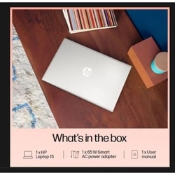 HP 15s 15 FD0623TU Standard Laptop (13th Generation Intel Core i3 Processor/8 GB/512 GB SSD/Intel integrated SoC/Windows 11 Home/MS Office Home 2024 + 1 year M365 Basic/Full HD), 39.62 cm - 15.6 inch, Natural Silver 4