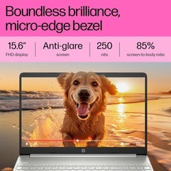 HP 15s 15-FC0552AU Standard Laptop (AMD Ryzen 3 7320U/8 GB/512 GB SSD/AMD Radeon Graphics/Windows 11 Home/MS Office Home 2024 + 1 year M365 Basic/Full HD), 39.62 cm - 15.6 inch, Natural Silver 2