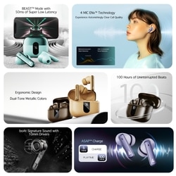 boAt Airdopes 181 Pro with 100 HRS Playback, 4 Mics ENx Technology & ASAP Charge (Mocha Elegance) 2