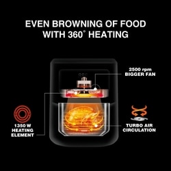 Usha Ichef 1350 Watts 4.5 L Smart Air Fryer 4