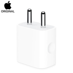 Apple 20 W Adapter, Type-C, Fast & Efficient Charging, Compatible with iPhone 17, iPhone 16, iPhone 15, iPhone 14, iPhone 13, iPhone 12, iPhone 11, iPhone SE (2nd generation) & USB-C enabled devices, White
