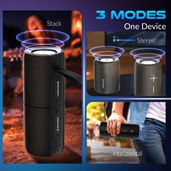 Reconnect Magneto Duo 22 W Bluetooth Speaker, Black 5
