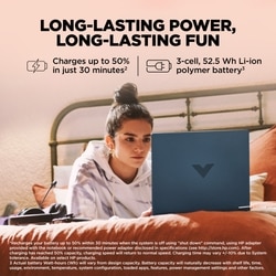 HP Victus 15 15-FB3364AX Gaming Laptop (AMD Ryzen 7 7445HS/12 GB/512 GB SSD/6 GB-NVIDIA GeForce RTX 3050/Windows 11 Home//Full HD), 39.6 cm - 15.6 inch, 8