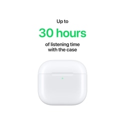 Apple AirPods 4 with Active Noise Cancellation, Adaptive Audio and Transparency mode, Voice Isolation, Hey Siri and Siri Interactions, Up to 5 hours of listening time on a single charge, True Wireless Earbuds 7