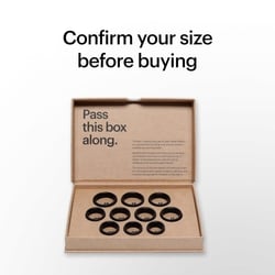 ULTRAHUMAN Ring AIR Sizing Kit, Choose from Sizes 5-14, Sizing Guide for Your Smart Wearable Ring 2