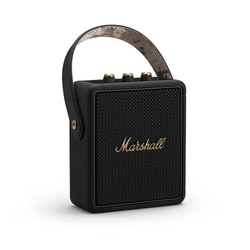 Marshall Stockwell II Bluetooth Speaker, More than 20 Hours of playtime, IPX4 Water Resistant, Bluetooth v5.0, Upto 30 feet Range, Black & Brass 4