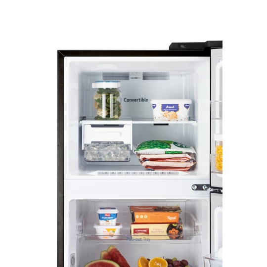 LG 246 L 3 Star Frost Free Double Door Refrigerator, GL-S262SELX, Emerald Lotus