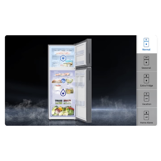 Samsung 350 Litres 2 Star Double Door Refrigerator, Luxe Black, RT38DG5A2BBXHL