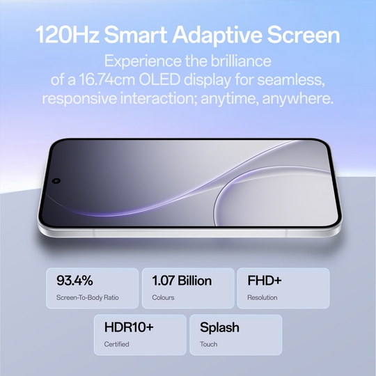 Oppo Reno15 5G 256 GB, 8 GB RAM, Twilight Blue, Mobile Phone