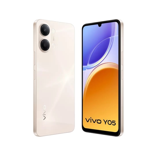 Vivo Y05 64 GB, 4 GB RAM, Champagne Gold, Mobile Phone