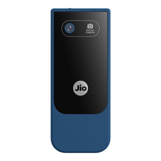 JioBharat V3 4G Keypad Phone with Safety Shield Feature, JioTV, JioHotstar, JioSaavn, JioPay (UPI & SoundPay), LED Torch, Digital Camera, 1000 mAh Battery, Blue, Locked for Jio Network