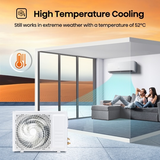 Hisense IntelliCool 1 Ton 3 Star Inverter Split AC, AS-12TR4RGRCB02