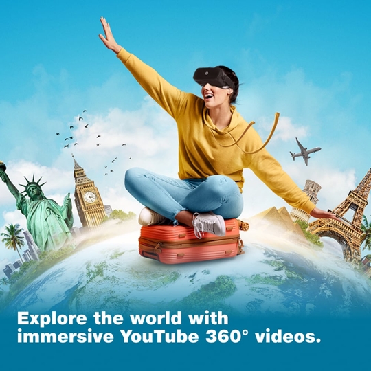 JioDive VR Headset Immersive 360 Degree Viewing Experience Live Sports, Movies, TV Shows & Live TV Channels VR Games & YouTube 360 Supports 4.7-6.7 inch Android & iOS Phones Black