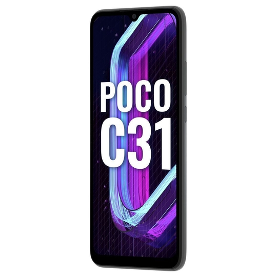 POCO C31 64 GB, 4 GB RAM, Shadow Grey, Mobile Phone