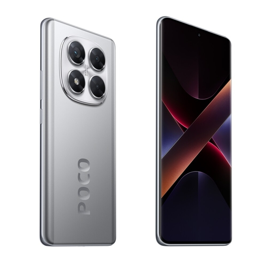 POCO X7 5G 256 GB, 8 GB RAM, Silver, Mobile Phone