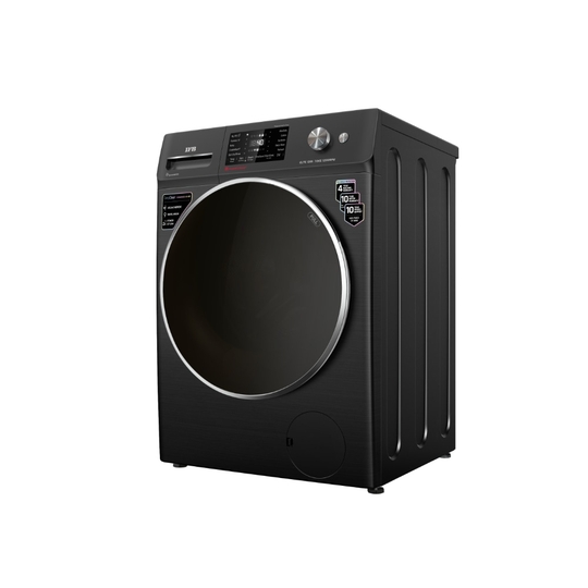 IFB 7 kg Front Load, AI Powered, Wifi Enabled, Power Steam, Eco Inverter Motor, 9 Swirl wash, Black (ELITE BXN7012HK)