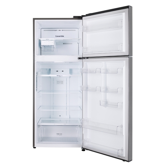 LG 446 L 1 Star Frost Free Double Door Refrigerator, Shiny Steel, T502CPZR
