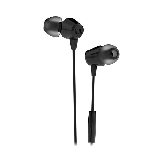 JBL T50HI in-Ear Wired Headphone with Noise Isolation Mic, Bass sound, 1.2 m cable length with 1 year warranty