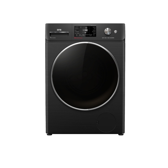 IFB 7 kg Front Load, AI Powered, Wifi Enabled, Power Steam, Eco Inverter Motor, 9 Swirl wash, Black (ELITE BXN7012HK)