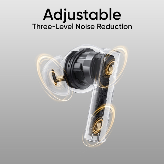 realme Buds T310 TWS Bluetooth Earbuds with 12.4 mm Dynamic Bass Driver, 40 Hrs Total Playback, Fast Charge (10 min Charge for 5 hrs Playback), Vibrant Black