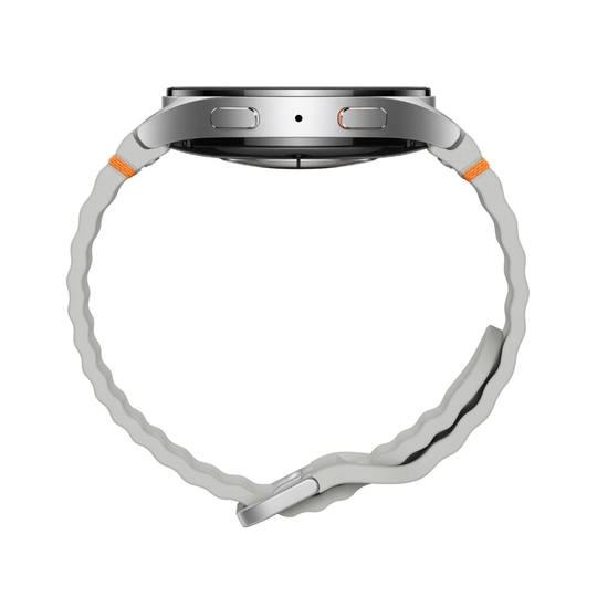 Samsung Galaxy Watch 7 44 mm Bluetooth + LTE Smart Watch, 3nm Processor, Dual GPS, Sapphire Glass & Armour Aluminum, 5ATM & IP68, HR, SpO2, BP & ECG Monitor, Silver, SM-L315FZSAINS