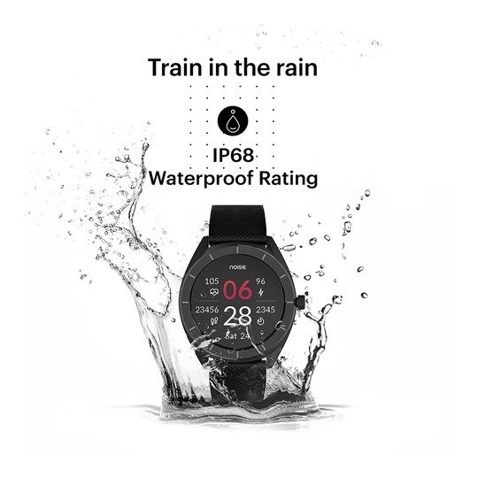 Noise NoiseFit Endure Smart Watch, Charcoal Black