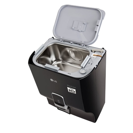 LG WW131NF 8 L Water Purifier, RO + Dual Protection Airtight Stainless Steel Tank, Digital Sterilizing Care, Premium Black, Wall Mount