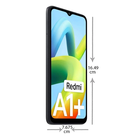 Redmi A1 Plus 32 GB, 3 GB RAM, Black Mobile Phone