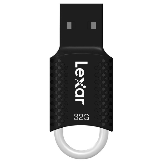 Lexar 32 GB JumpDrive V40 USB 2.0 Flash Drive, Black