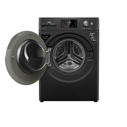 IFB 7 kg Front Load, AI Powered, Wifi Enabled, Power Steam, Eco Inverter Motor, 9 Swirl wash, Black (ELITE BXN7012HK)