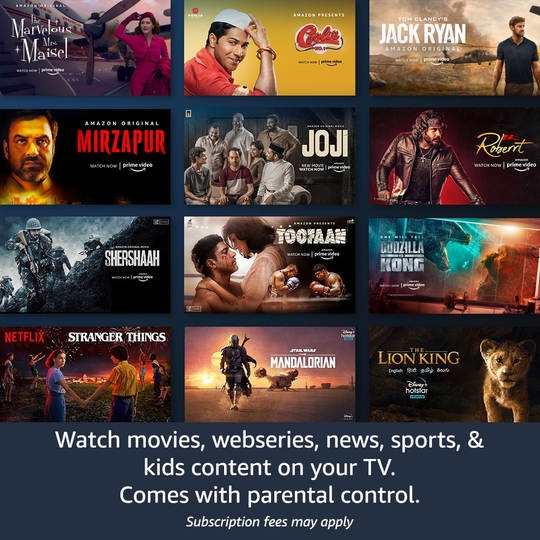 Fire TV Stick Lite with all-new Alexa Voice Remote Lite (no TV controls), now with App controls, 2022 release