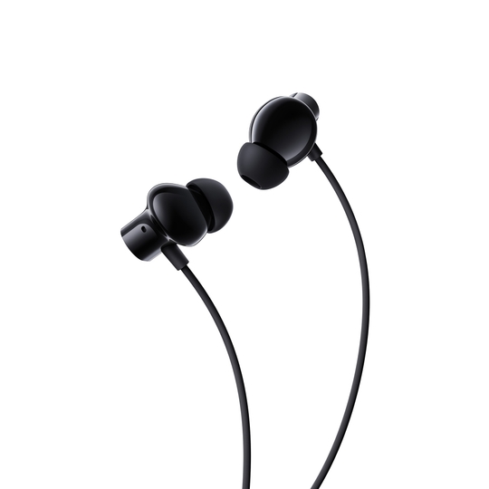 Realme Buds Wireless 3 Neckband, Upto 40 hrs of playtime, Fast Charging, Dual Device Connection, 13.6 mm Dynamic Bass Driver, IP55, Spatial Audio, Bluetooth v5.3, Pure Black