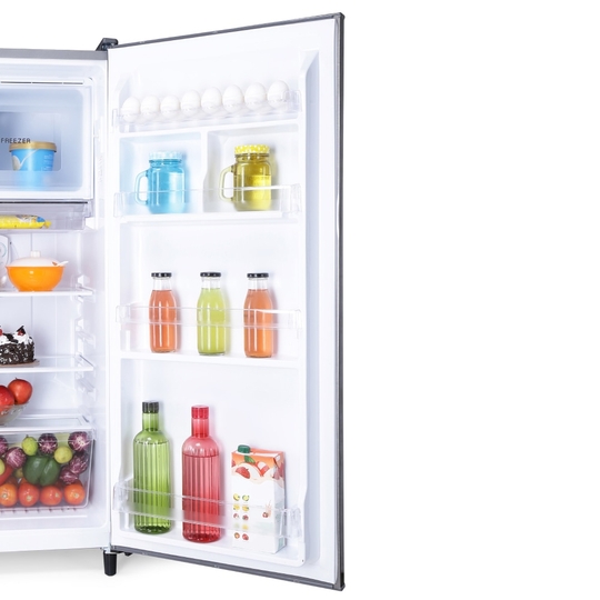 Kelvinator 190 litres 2 Star Single Door Refrigerator Refrigerator, Hairline Silver KRD-A210HSP