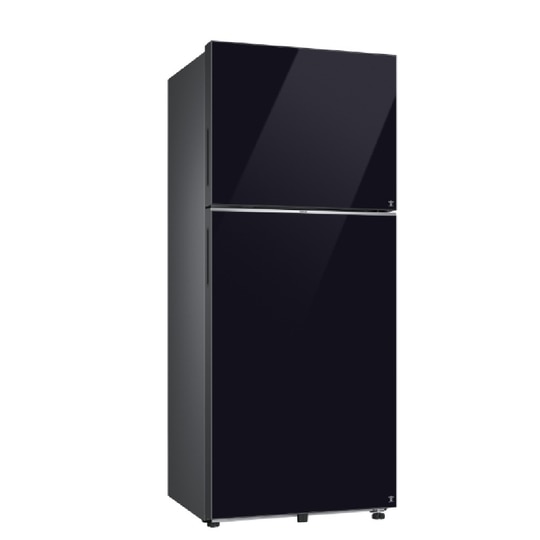 Samsung 396 L 2 Star 5-in-1 Convertible Frost Free Double Door Refrigerator, RT41HB6A4222HL, Black Glass