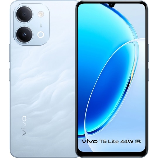 Vivo T5 Lite 5G 256 GB, 6 GB RAM, Wave Blue, Mobile Phone