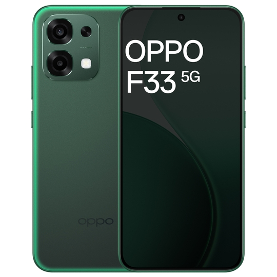 OPPO F33 5G 128 GB, 8 GB RAM, Forest Green, Mobile Phone