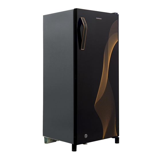 Kelvinator 190 litres 2 Star Single Door Refrigerator Refrigerator, Black KRD-A210BKG
