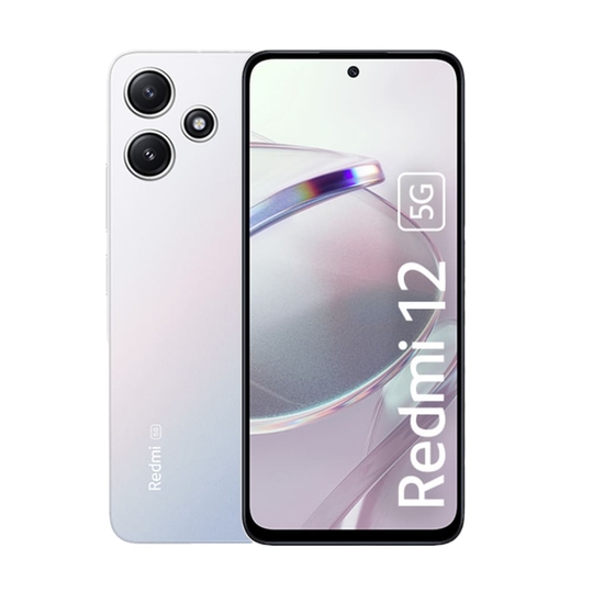 Redmi 12 5G 256 GB, 8 GB RAM, Silver, Mobile Phone