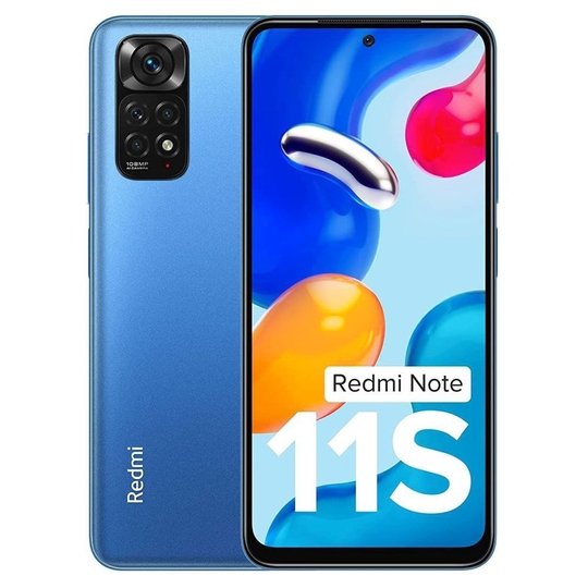 Redmi Note 11s 128 GB, 6 GB RAM, Horizon Blue, Mobile Phone