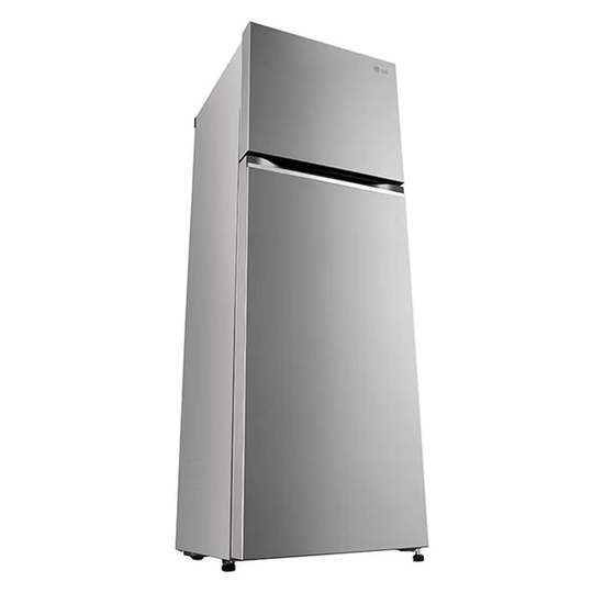 LG 272 litres 2 Star Double Door Refrigerator, Shiny Steel GL-S312SPZY