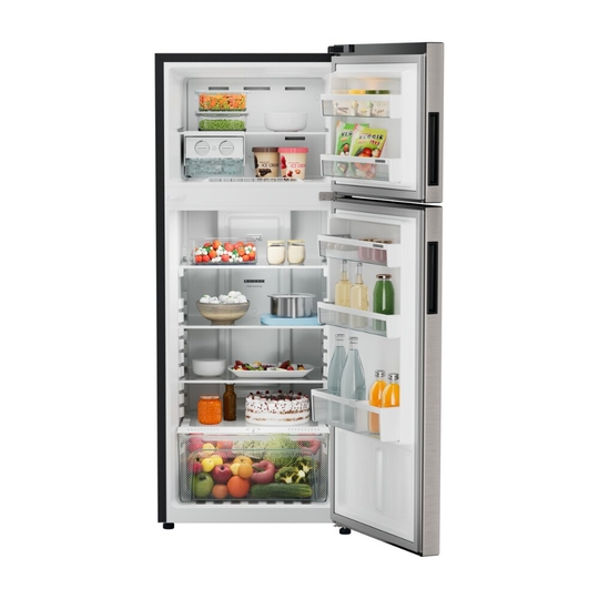 Liebherr 245 L 2 Star Frost Free Double Door Refrigerator, Grey Steel, TCPgsB2411