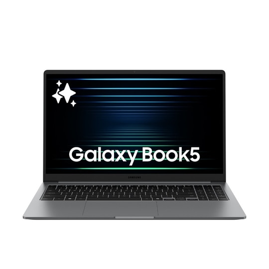 Samsung Galaxy Book5 NP750XHD-KD1IN Standard Laptop (AI enabled Intel Core Ultra 5 225U/16 GB/512 GB/Intel Graphics/Windows 11 Home/MS Office Home & Student 2024, Galaxy Ecosystem Apps/Full HD), 39.62 cm - 15.6 inch, Gray