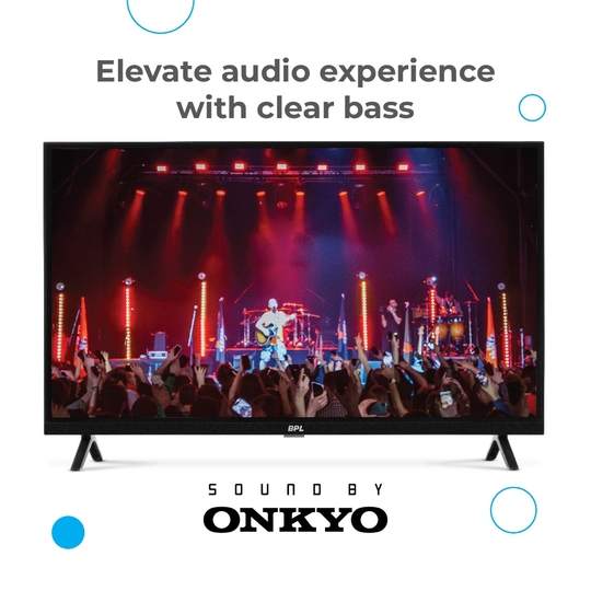 BPL 32QLED HOMETHEATRE ONKYO TTV32QF8540 with THX Certified, Sound by Onkyo, Dolby Audio