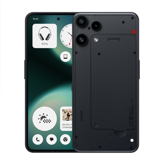 Nothing Phone (3a) Lite 5G 256 GB, 8 GB RAM, Black, Mobile Phone