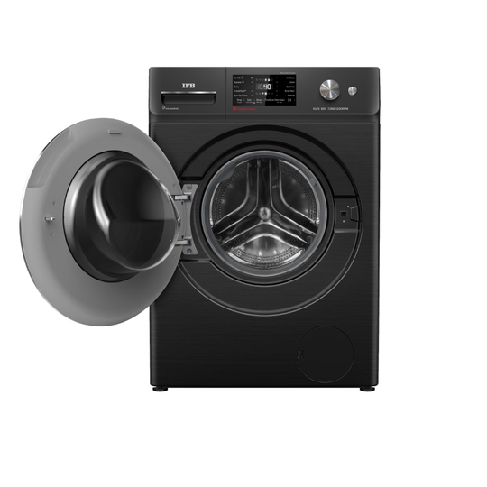 IFB 7 kg Front Load, AI Powered, Wifi Enabled, Power Steam, Eco Inverter Motor, 9 Swirl wash, Black (ELITE BXN7012HK)