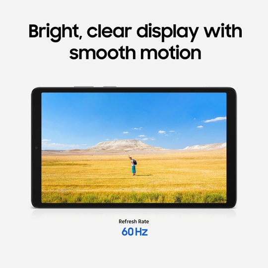 Samsung Tablet A11 22.09 cm (8.7 Inch) Wi-Fi + LTE Tablet, 8 GB RAM, 128 GB, Silver, SM-X135GZSEINS