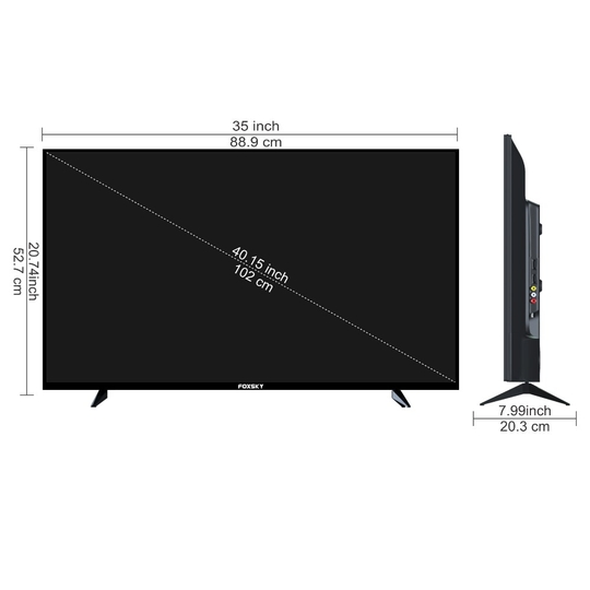 Foxsky 101 cm (40 inch) Full HD Smart LED TV 40FS-Voice (Black) 2025