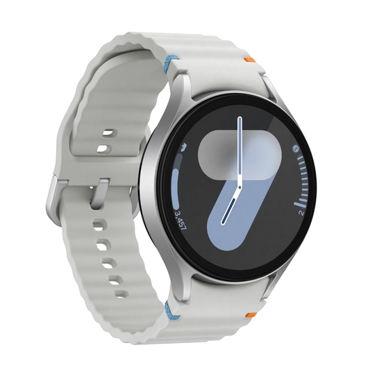 Samsung Galaxy Watch 7 44 mm Bluetooth + LTE Smart Watch, 3nm Processor, Dual GPS, Sapphire Glass & Armour Aluminum, 5ATM & IP68, HR, SpO2, BP & ECG Monitor, Silver, SM-L315FZSAINS