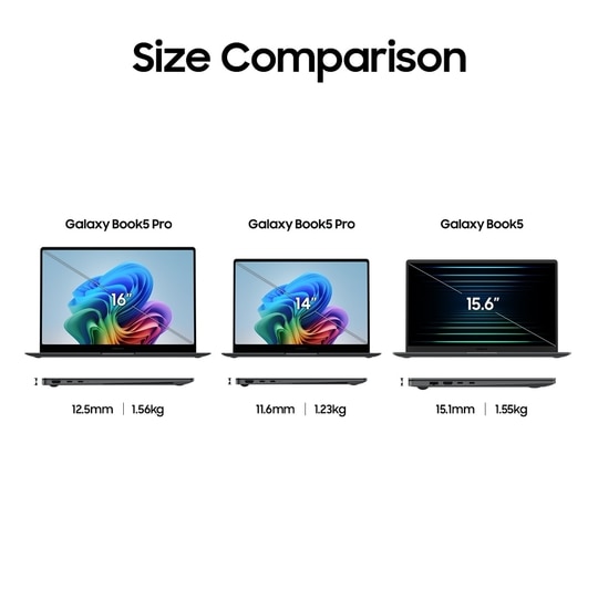 Samsung Galaxy Book5 NP750XHD-KD1IN Standard Laptop (AI enabled Intel Core Ultra 5 225U/16 GB/512 GB/Intel Graphics/Windows 11 Home/MS Office Home & Student 2024, Galaxy Ecosystem Apps/Full HD), 39.62 cm - 15.6 inch, Gray